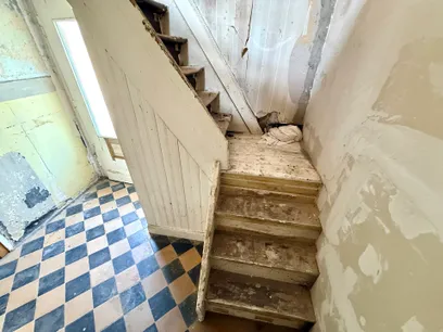 Nebengebäude Aufgang ins OG