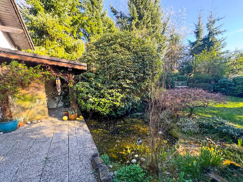 Terrasse mit Blick ins Grüne