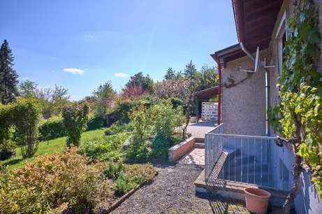 Terrasse mit Kellertreppe