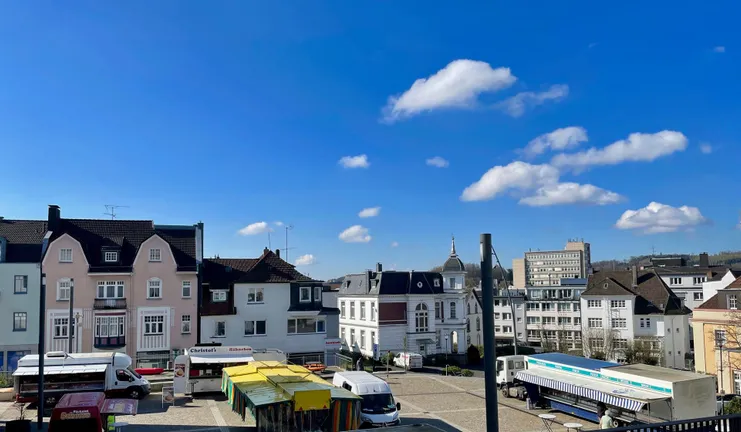 Blick auf den Bismarckplatz