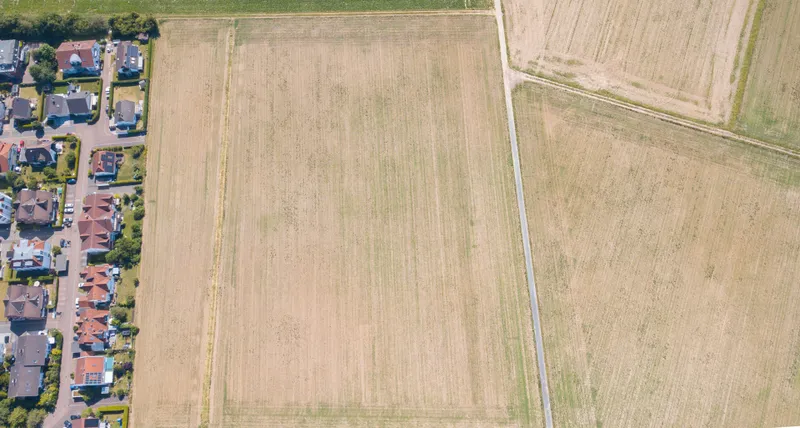 Ansicht Bebauungsgebiet