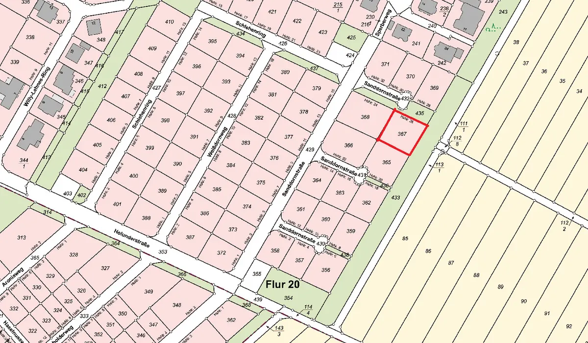 Eckgrundstück Randlage