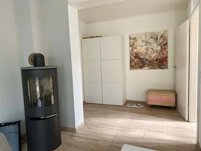 Ofen im Esszimmer