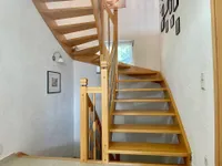 Treppe zum Dachgeschoss