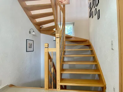 Treppe zum Dachgeschoss
