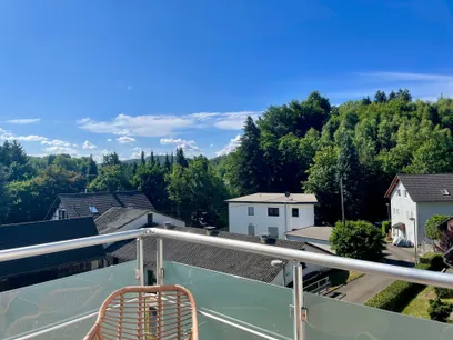 Ausblick vom Balkon