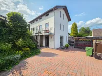 Blick aufs Haus