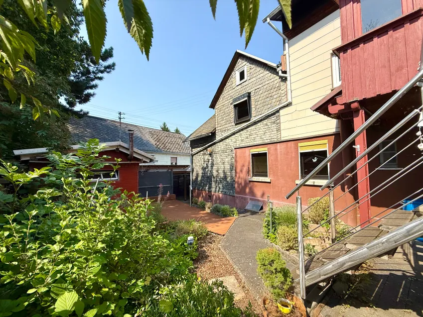 Hintere Gebäudeansicht