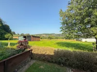 Blick vom Grundstück