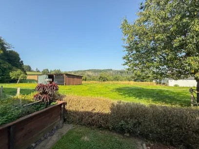 Blick vom Grundstück