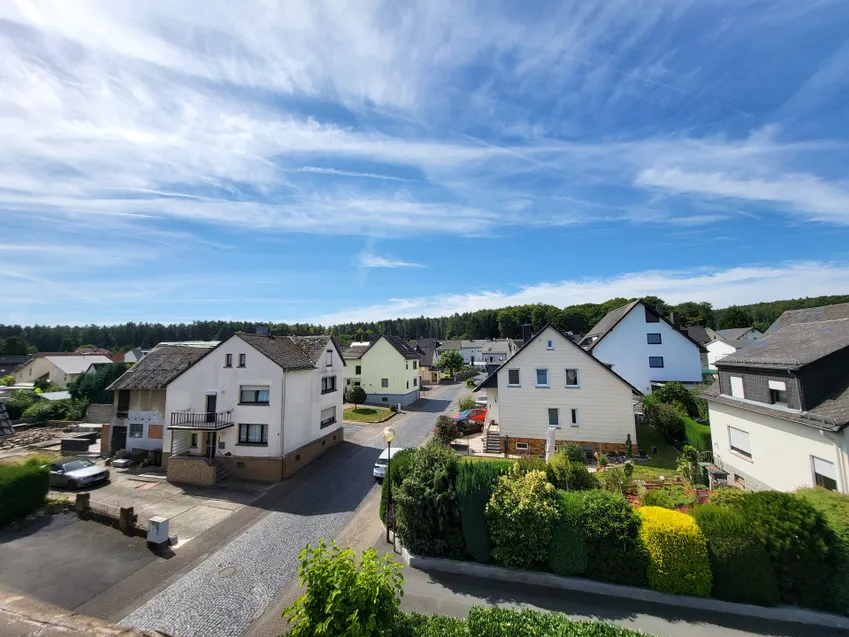 Ausblick vom Balkon
