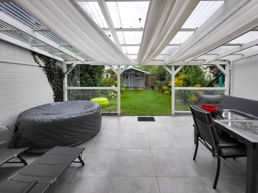 Überdachte Terrasse