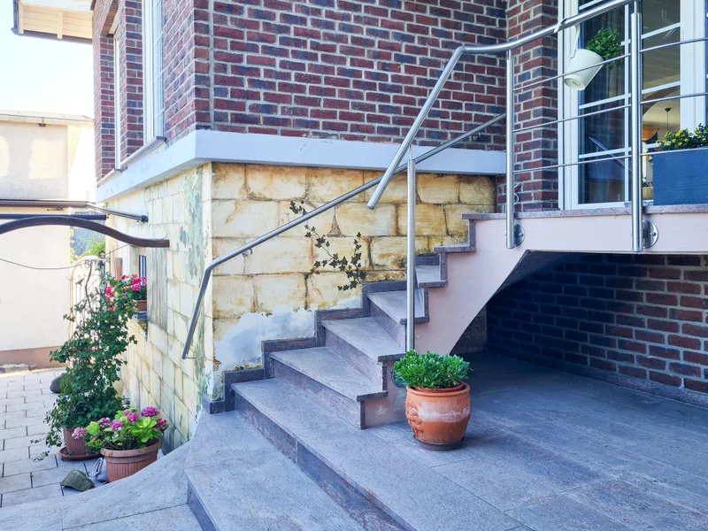 Treppe in den Garten