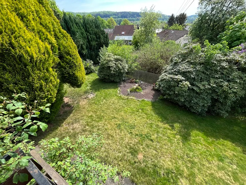 Blick vom Balkon