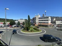 Blick zur B 62 (Wilhelmstraße)