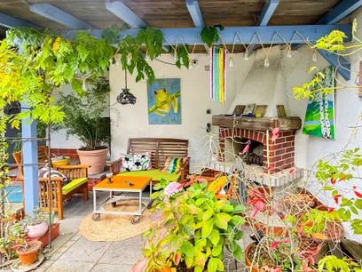 Überdachte Terrasse