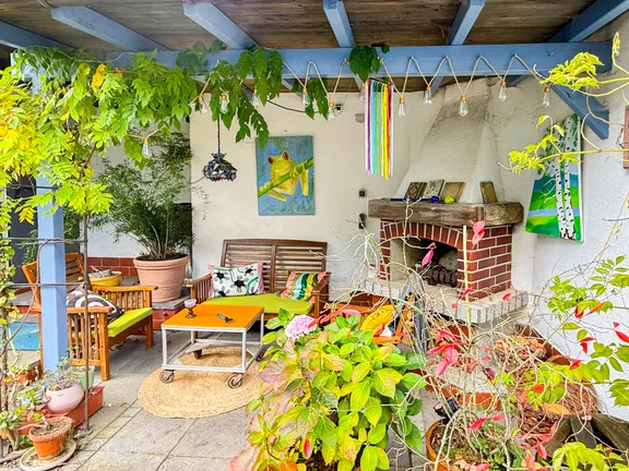 Überdachte Terrasse