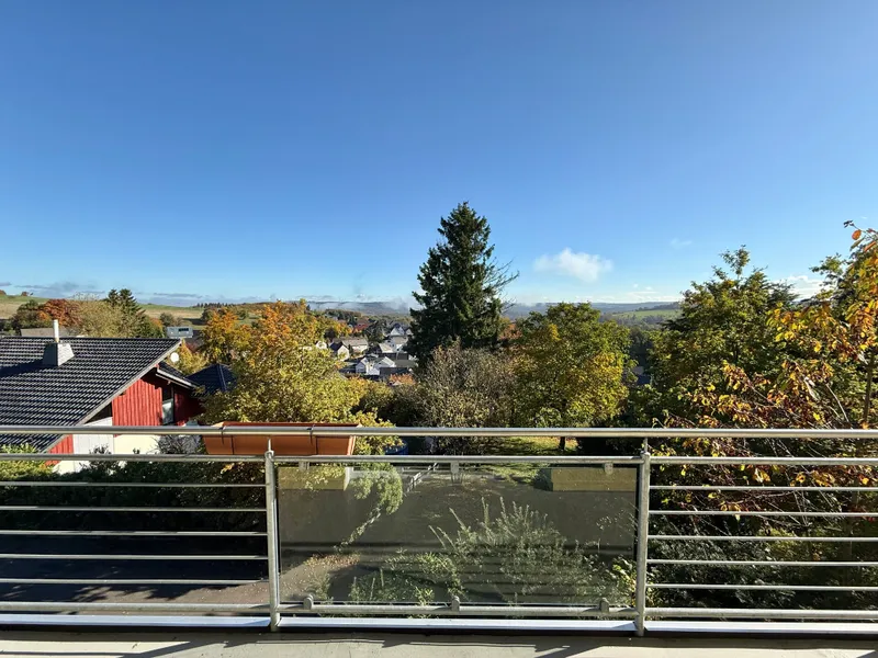 Fernblick vom Balkon