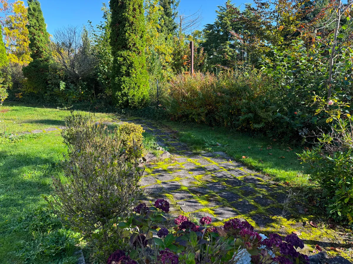 Aussitzmöglichkeit im Garten