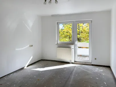 Schlafzimmer mit Balkon