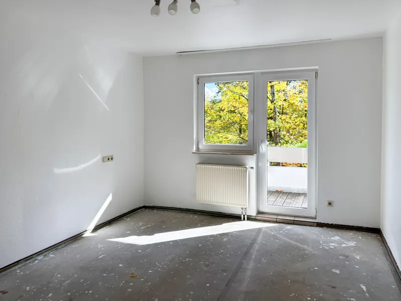 Schlafzimmer mit Balkon