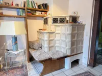 Haus 2 OG Kachelofen Wohnbereich