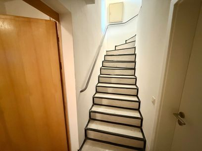 Treppe ins Erdgeschoss