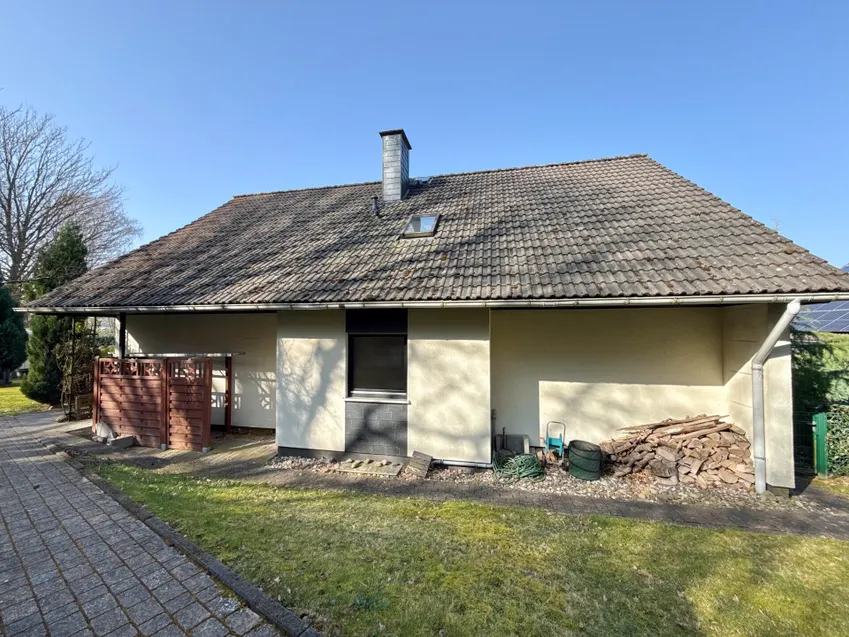 Hintere Gebäudeansicht