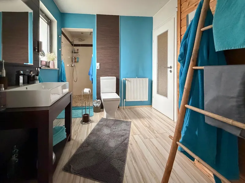 EG Badezimmer mit Sauna  