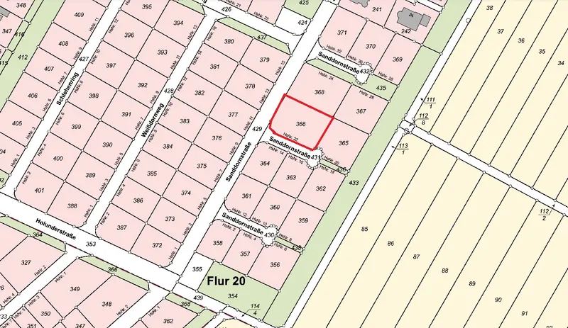 Flurkarte Sanddorn 22