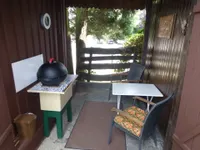 Überdachter Sitzplatz