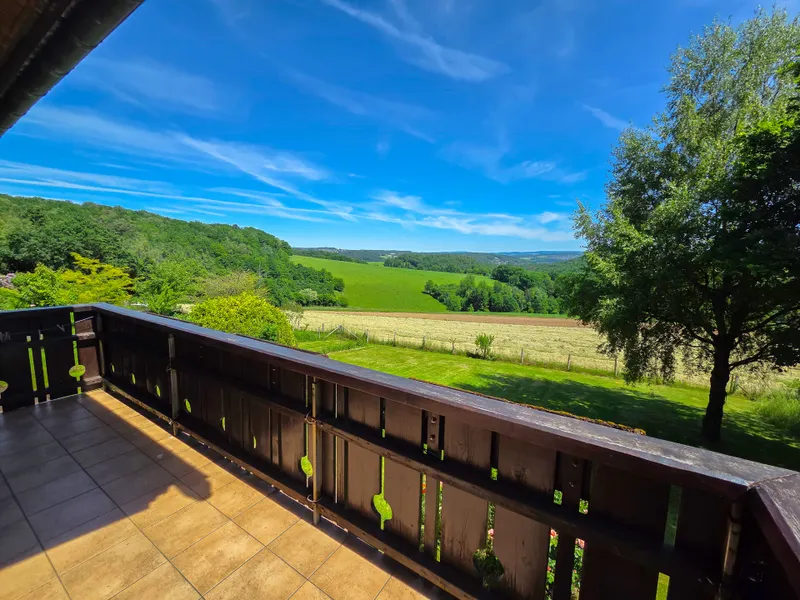 Blick vom Balkon