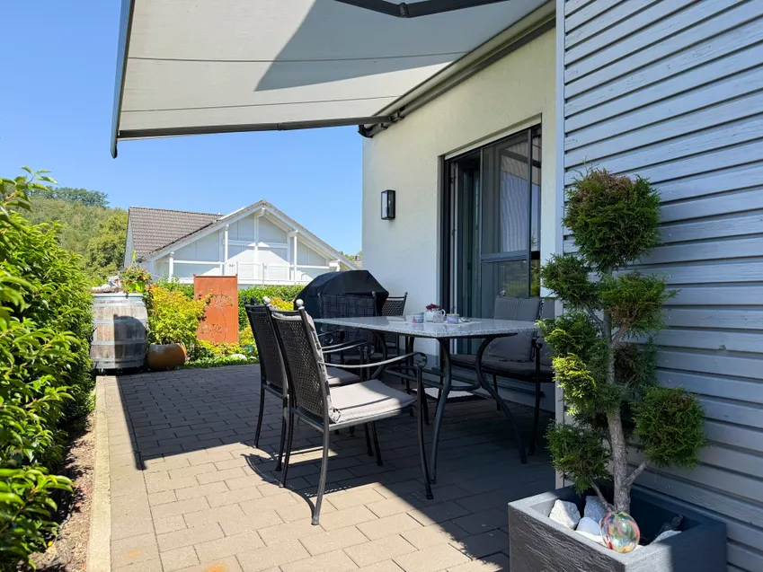 Terrasse am Essbereich