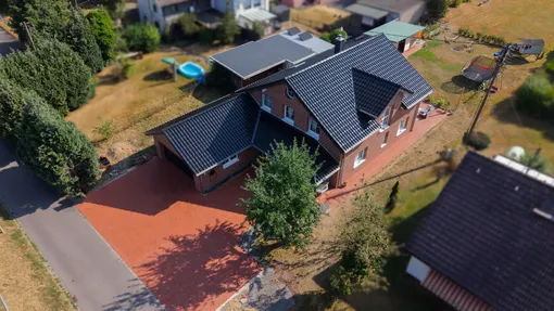 Luftansicht Haus 