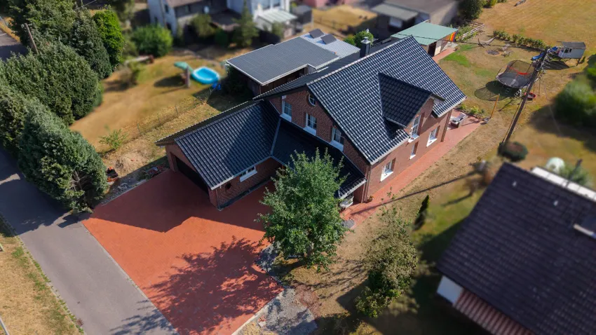 Luftansicht Haus 