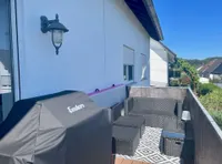 Balkon als Verlängerung des Wohnzimmers