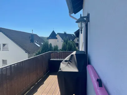 großer Balkon 