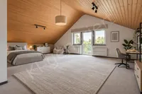 KI Generiert - Beispieleinrichtung - Kinderzimmer 2 (DG) - Ansicht 1