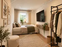 Schlafzimmer Wohnung KI