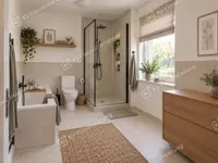 Badezimmer Wohnung KI