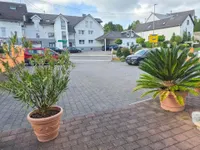 Blick auf den Parkplatz