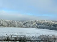 Aussicht mit Schnee 