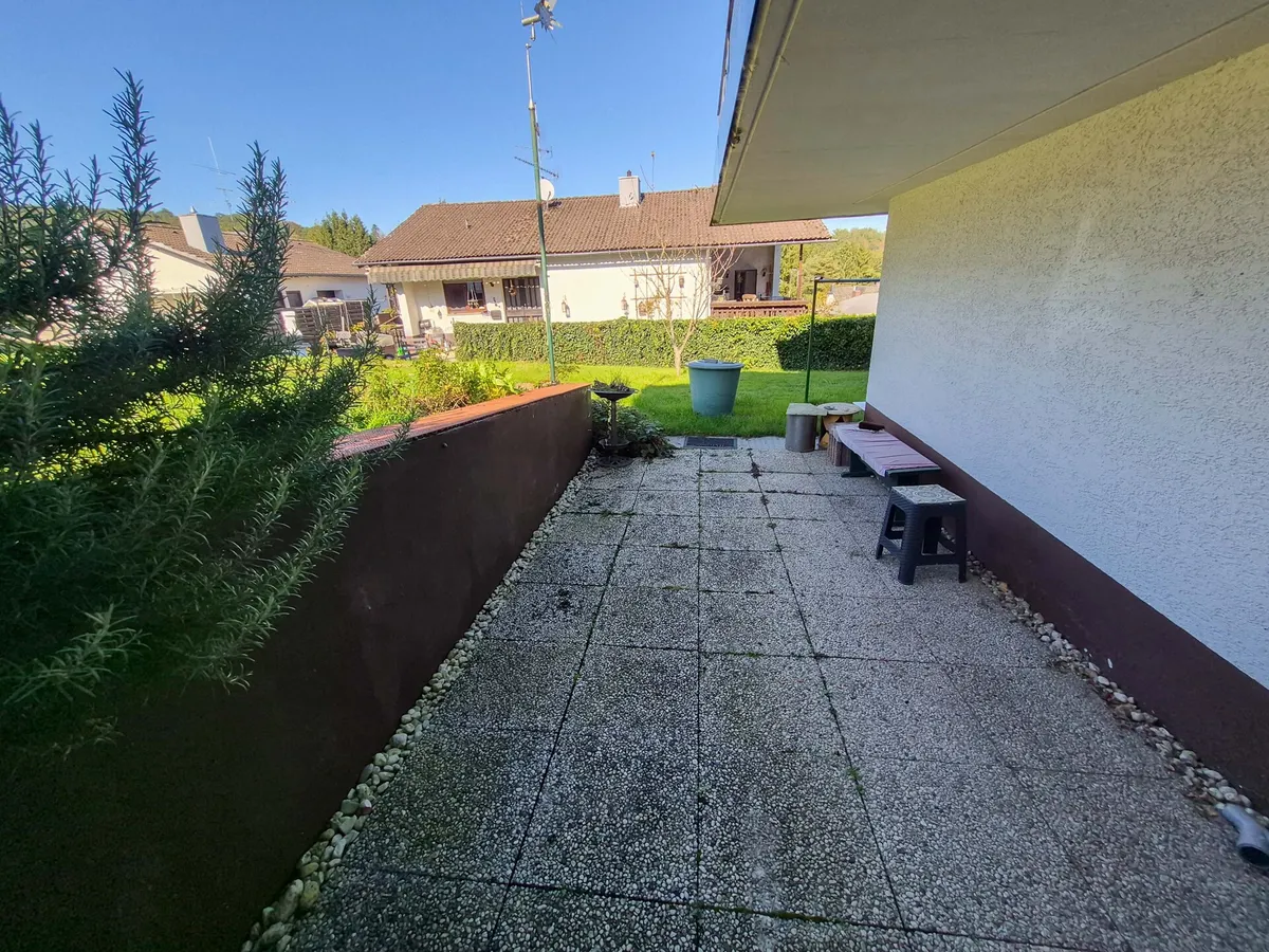 Terrasse unten