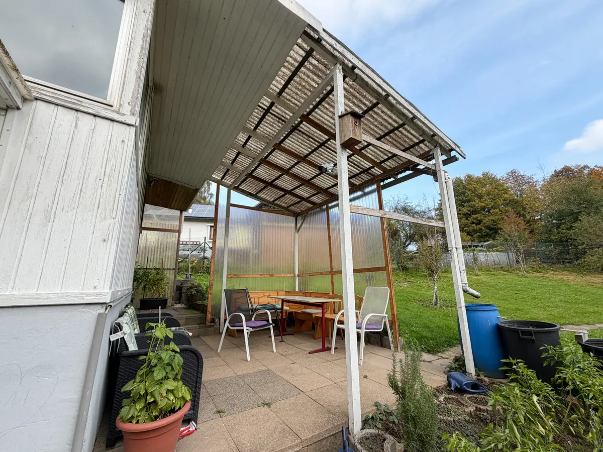 Überdachte Terrasse