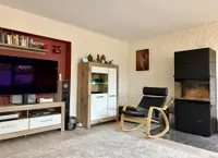 Wohnbereich mit Kaminofen - Anbau