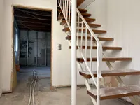 Treppe zum DG - ehem. Scheune