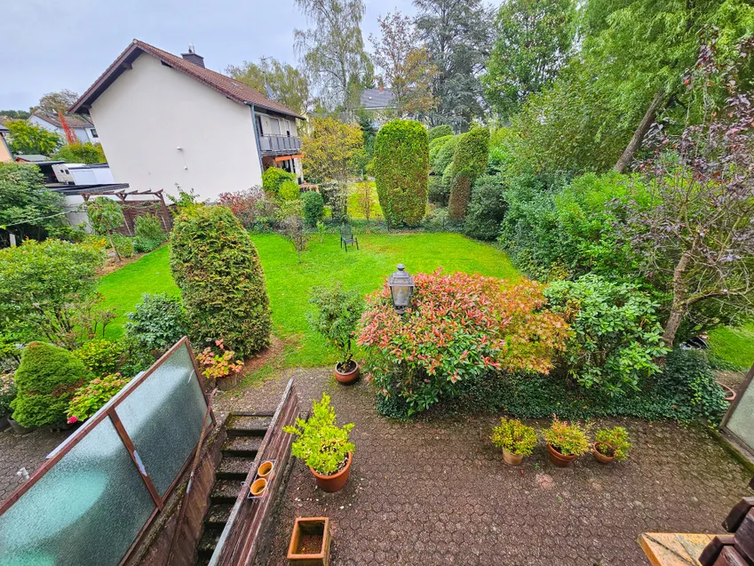 Blick auf die Terrasse