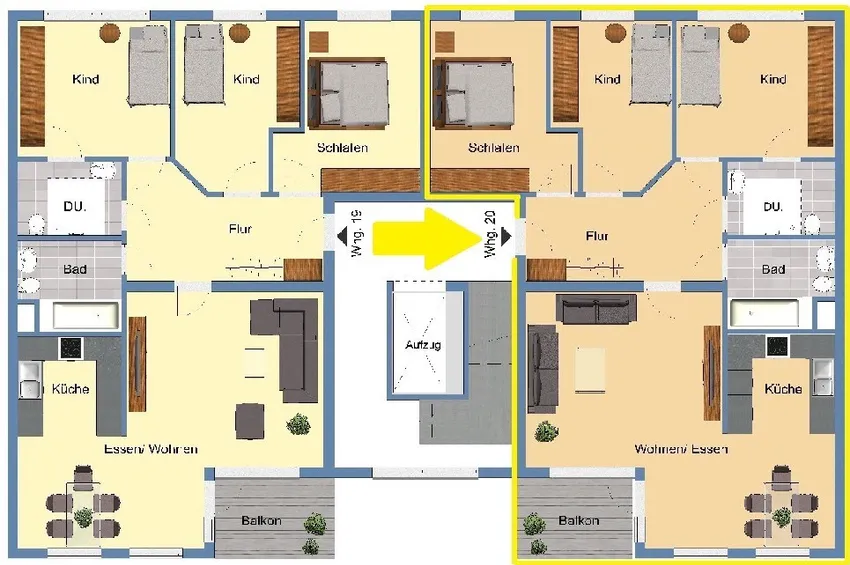 Haus 8 -Grundriss 2. OG