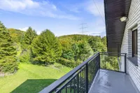 Blick vom Balkon