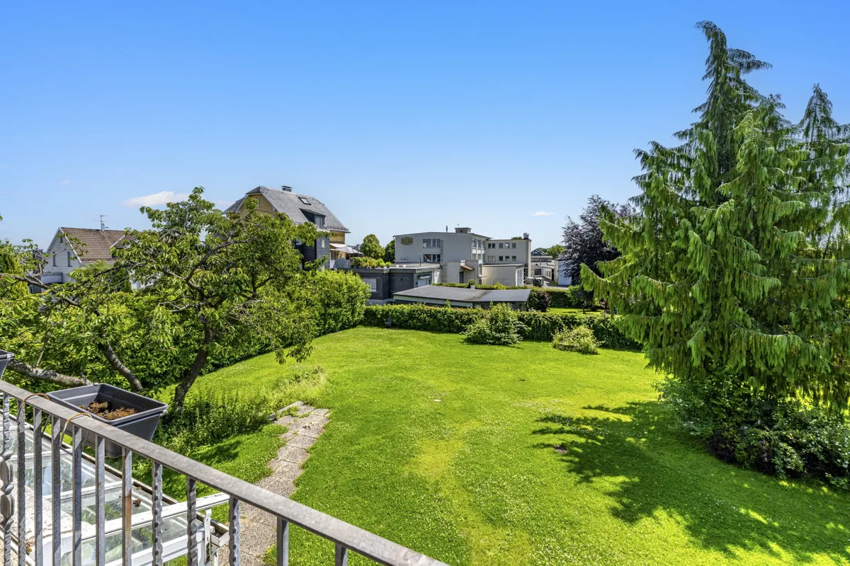Blick vom Balkon